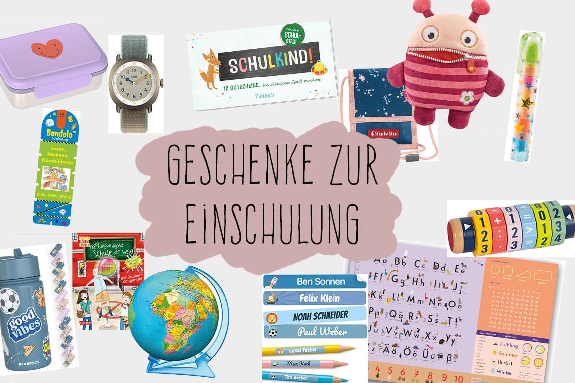 Geschenke zur Einschulung für Jungs und Mädchen