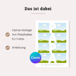 Poster Fotocollage Geschenk Papa selber machen