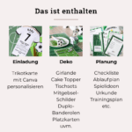 Fußball Kindergeburtstag: Einladungskarte, Deko und Spiele zum Ausdrucken