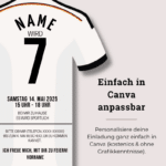 Fußball Kindergeburtstag: Einladungskarte, Deko und Spiele zum Ausdrucken