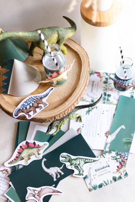 Dino Geburtstag Deko: Einfache Ideen zum Ausdrucken und Selbermachen 6 6 Dino Geburtstag Deko zum Ausdrucken