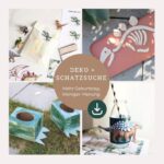 Dino Geburtstag Deko Einladung und Schatzsuche - Komplett-Set