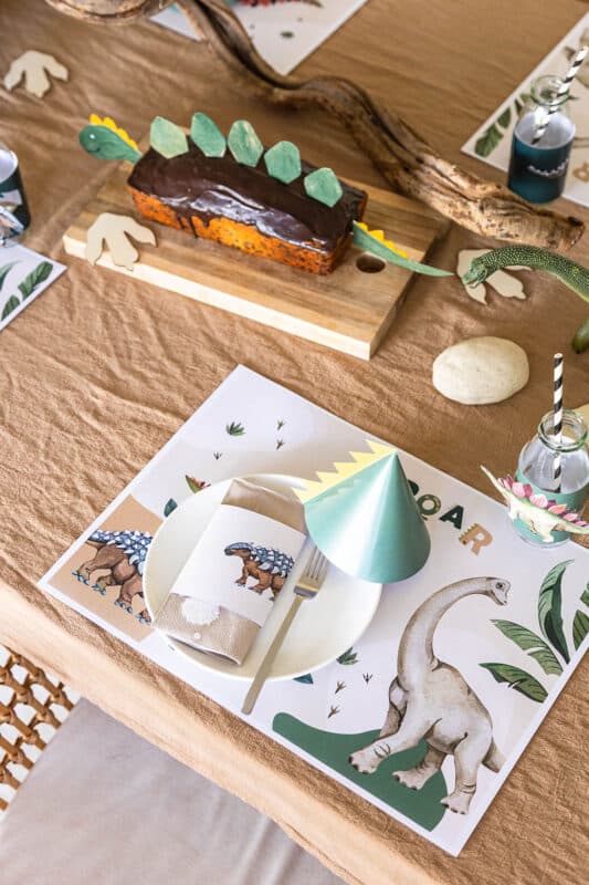 Dino Geburtstag Deko: Einfache Ideen zum Ausdrucken und Selbermachen 7 7 Dino Geburtstag Deko für Urzeit Stimmung