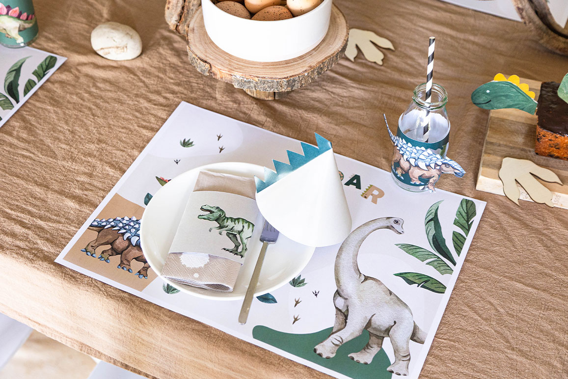 Dino Geburtstag Deko: Einfache Ideen zum Ausdrucken und Selbermachen