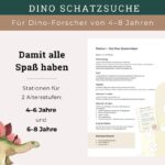 Dino Geburtstag Schatzsuche
