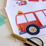 Feuerwehr Laterne basteln
