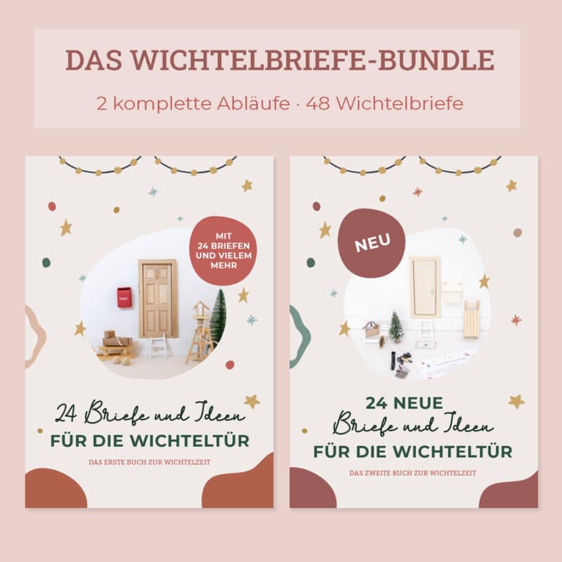 Wichteltür Zubehör: Was brauchst du und wo kannst du es kaufen? 47 47 Wichtelbriefe Bundle - 48 Briefe und Streiche für 2 Jahre mit der Wichteltür