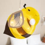Bienen Laterne basteln