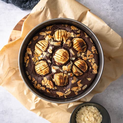 Schoko-Apfelkuchen: saftig, luftig und einfach gemacht 10 10 Schoko Apfelkuchen aus dem Ofen