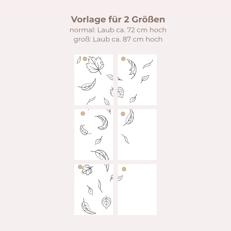 Fensterbilder im Herbst: 2 einfache Vorlagen für Kreidestifte 6 6 Fensterbilder im Herbst: Vorlage für Laub und Pilze mit dem Kreidestift malen